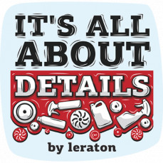 Стикер «It's all about details» LERATON