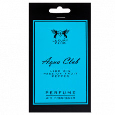 Air Spice Ароматизатор подвесной Luxury Club Aqua (по мотивам Carolina Herrera 212 VIP Men) BF10