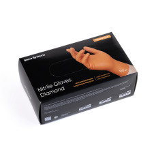 Shine Systems Nitrile Gloves Diamond - текстурированные ультрапрочные нитриловые перчатки, размер 