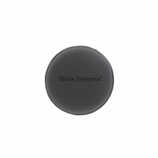 Shine Systems Wax Pad - аппликатор черный поролоновый круглый 10*2 см