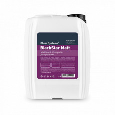 Shine Systems BlackStar Matt - матовый полироль для резины, 5 л