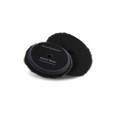 Shine Systems Black Wool Pad - полировальный круг из черного меха, 130 мм