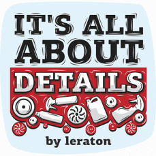 Стикер «It's all about details» LERATON