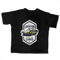 LERATON WEAR Футболка оверсайз Elastane «Ranchero the one who cares coloured limited» черная, размер