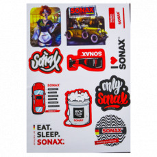 SONAX Стикеры на клейкой основе А4 лист SX STICKER1