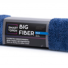 Салфетка микрофибра для сушки автомобиля 510 г/м 60х80 Big Fiber Max Smart Open (1шт.)